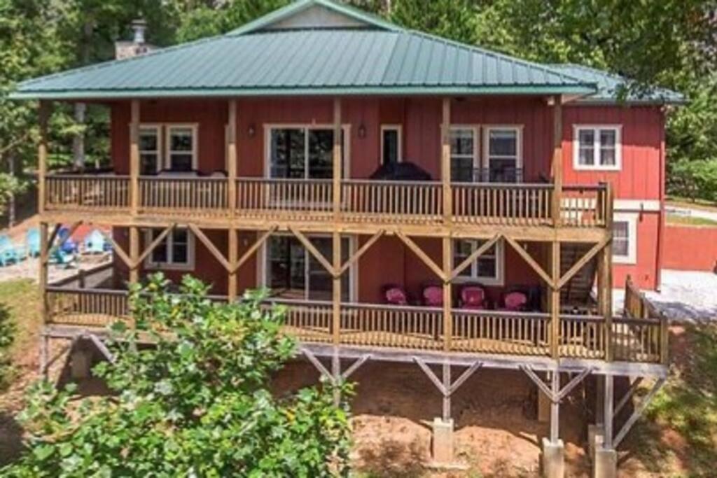 Red Rooster Family Cabin W/Hot Tub+Fire Pit+View Franklin Eksteriør bilde