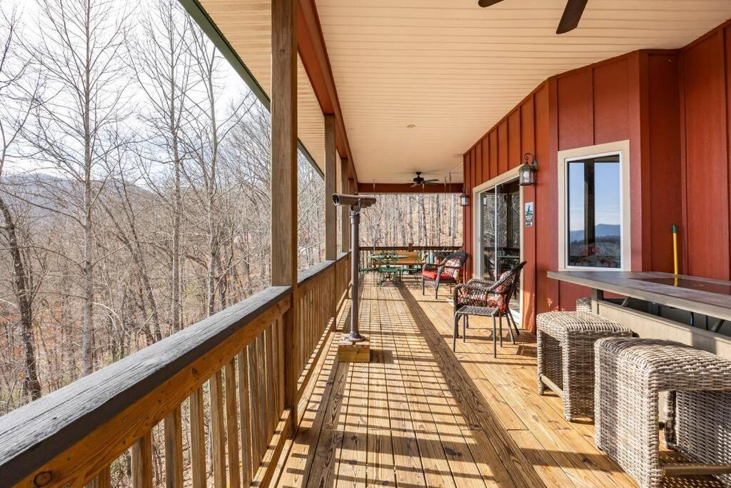 Red Rooster Family Cabin W/Hot Tub+Fire Pit+View Franklin Eksteriør bilde